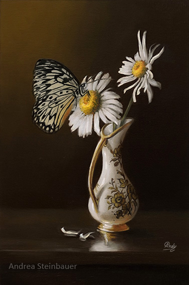 Enjoy, oil painting by Andrea Steinbauer